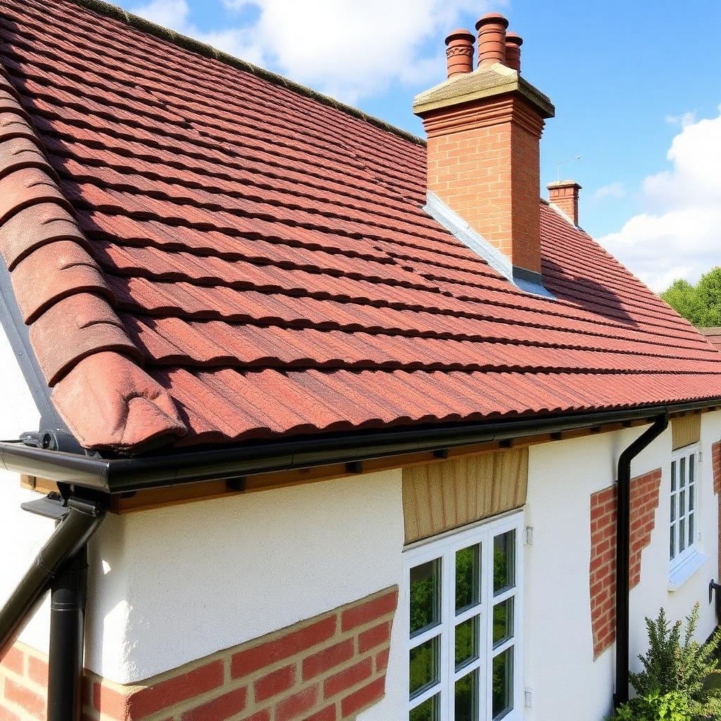 Restored roof