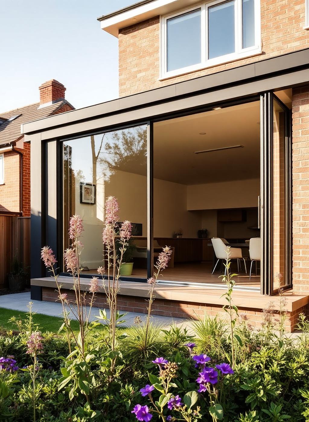 Modern rear extension